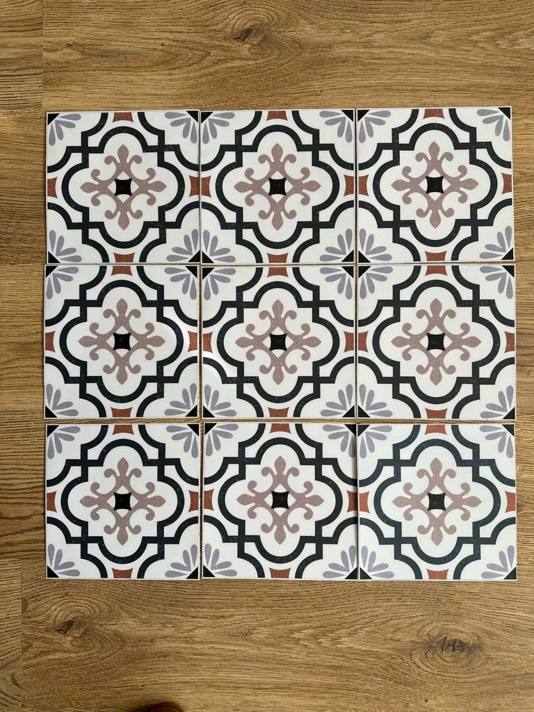 Peel & Stick Tegels - 54x Mediterrane Stijl voor Wand/Vloer, Overige materialen, Wandtegels, Nieuw, Ophalen of Verzenden