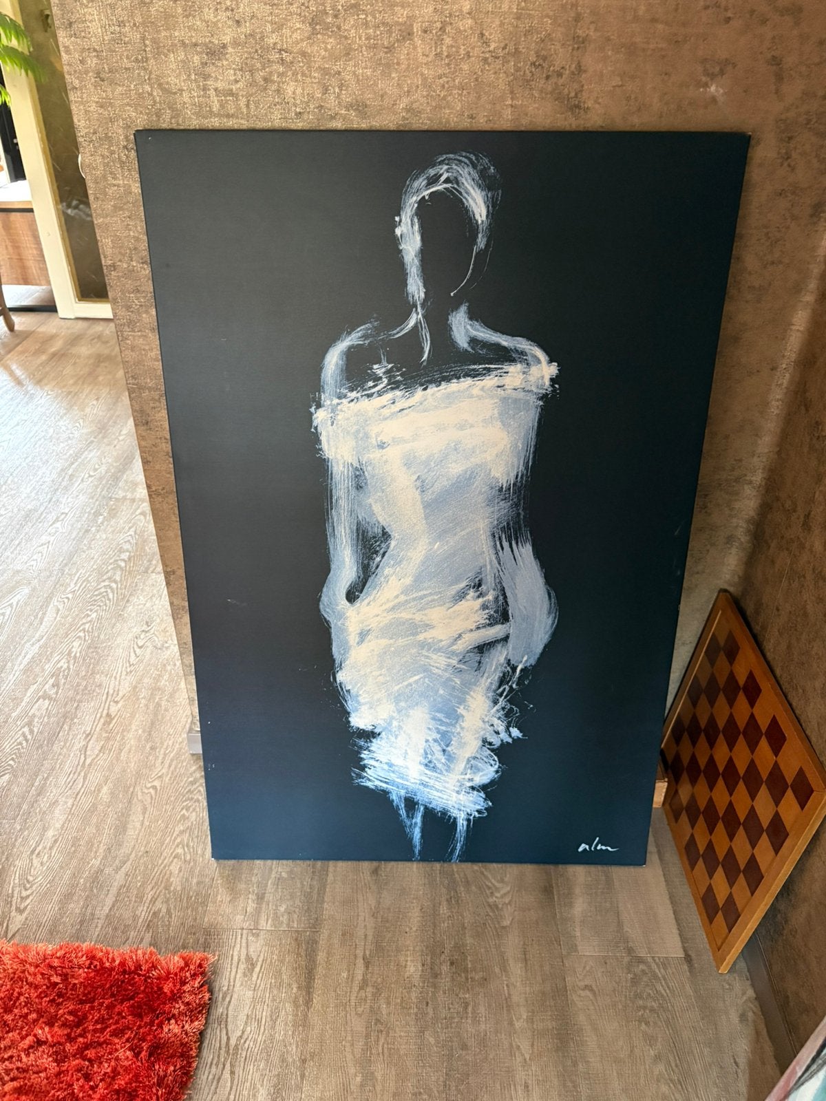 Mooi doek, Ophalen, 125 cm of meer, Zo goed als nieuw, Schilderij