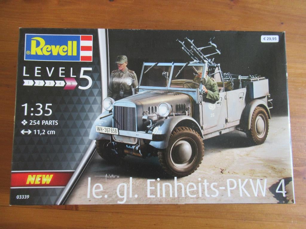 le. gl. Einheits-PKW 4 (Revell 1/35), Auto, Nieuw, Ophalen of Verzenden, 1:32 tot 1:50