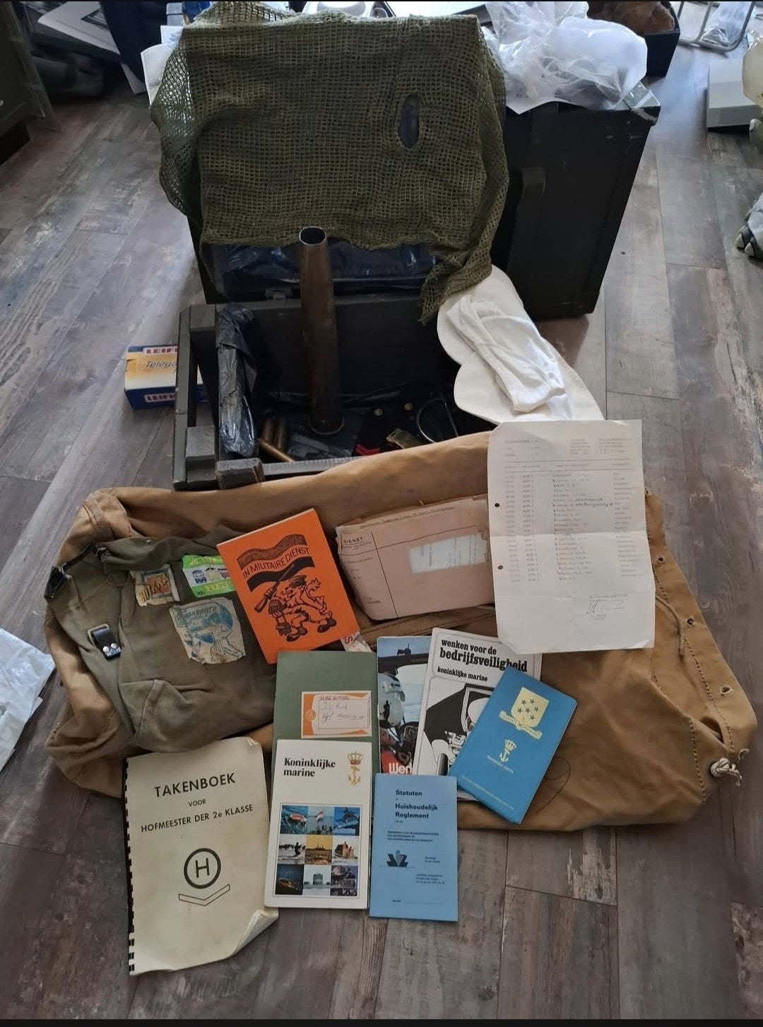 Persoonlijke Marinier Items Jaren '60 - Koninklijke Marine, Ophalen of Verzenden, Marine, Nederland, Overige typen