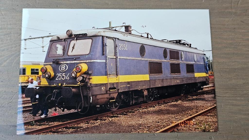 Foto TREIN NMBS Belgische Spoorwegen Loc 2554, Verzenden, Gebruikt, Trein, Overige typen
