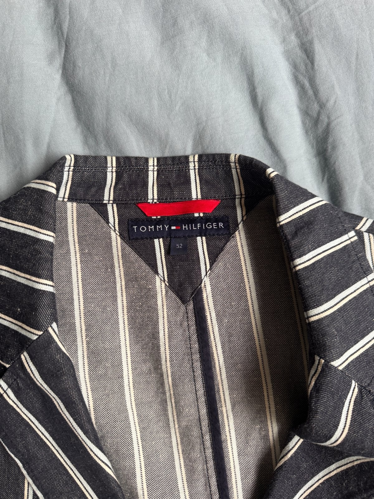 Tommy Hilfiger gestreept colbert maat 52, Kleding | Heren, Kostuums en Colberts, Ophalen of Verzenden, Zo goed als nieuw, Maat 52/54 (L)