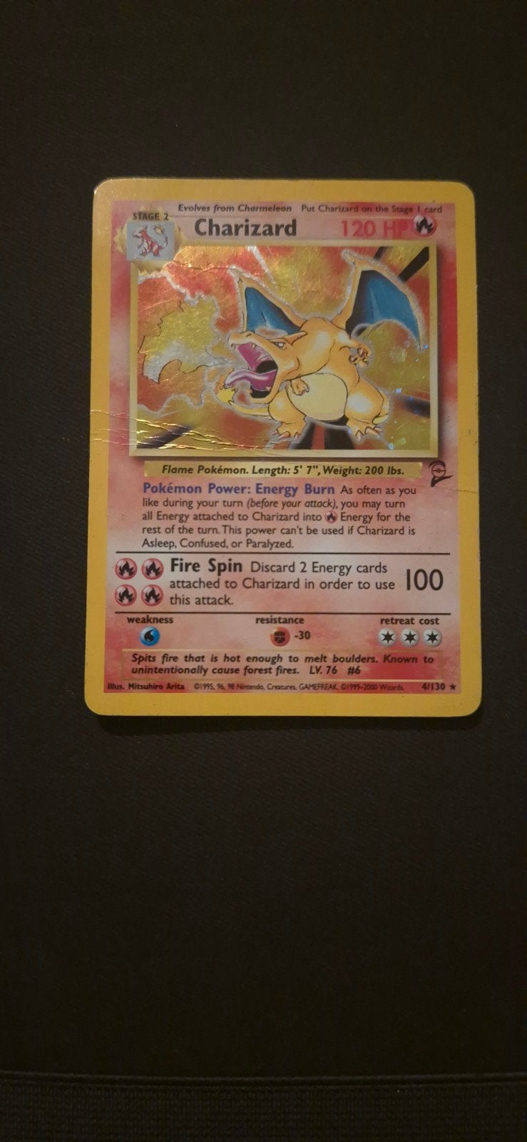 Charizard 4/130, Ophalen