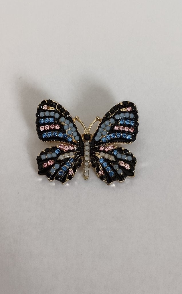 Vlinder broche, Sieraden, Tassen en Uiterlijk, Broches, Overige materialen, Overige kleuren, Minder dan 4 cm, Nieuw