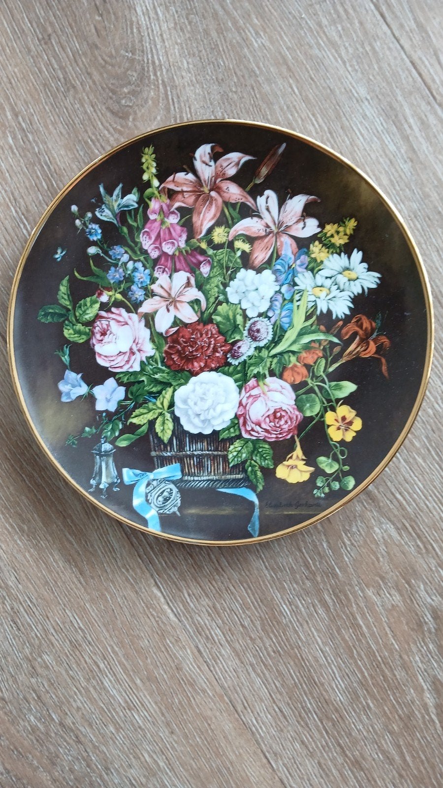 Mosa sierbord "Boeket met Klokkensleutel" - Limited Edition, Ophalen