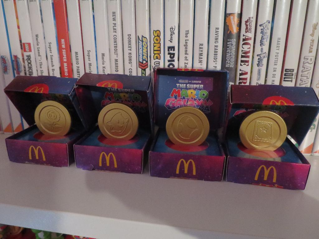 Complete set super mario Coins Mc Donalds, Verzamelen, Speelgoed, Ophalen of Verzenden