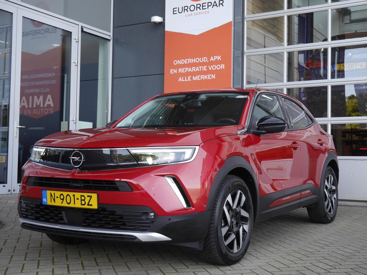 Opel Mokka-e Business Elegance 50-kWh 11kw bl. | SOH 91.6% |, Auto's, Automaat, 136 pk, Gebruikt, Mokka-e