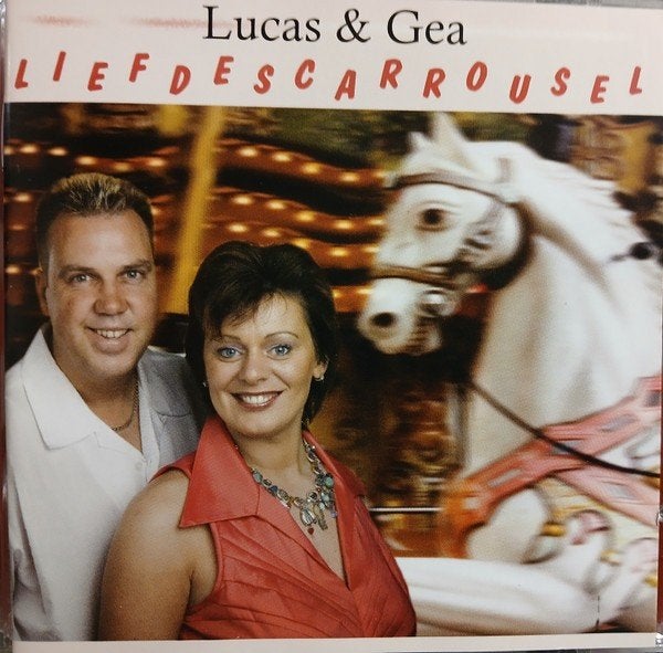 Lucas & Gea - Liefdescarrousel - 2005, Cd's en Dvd's, Cd's | Nederlandstalig, Zo goed als nieuw, Levenslied of Smartlap, Album