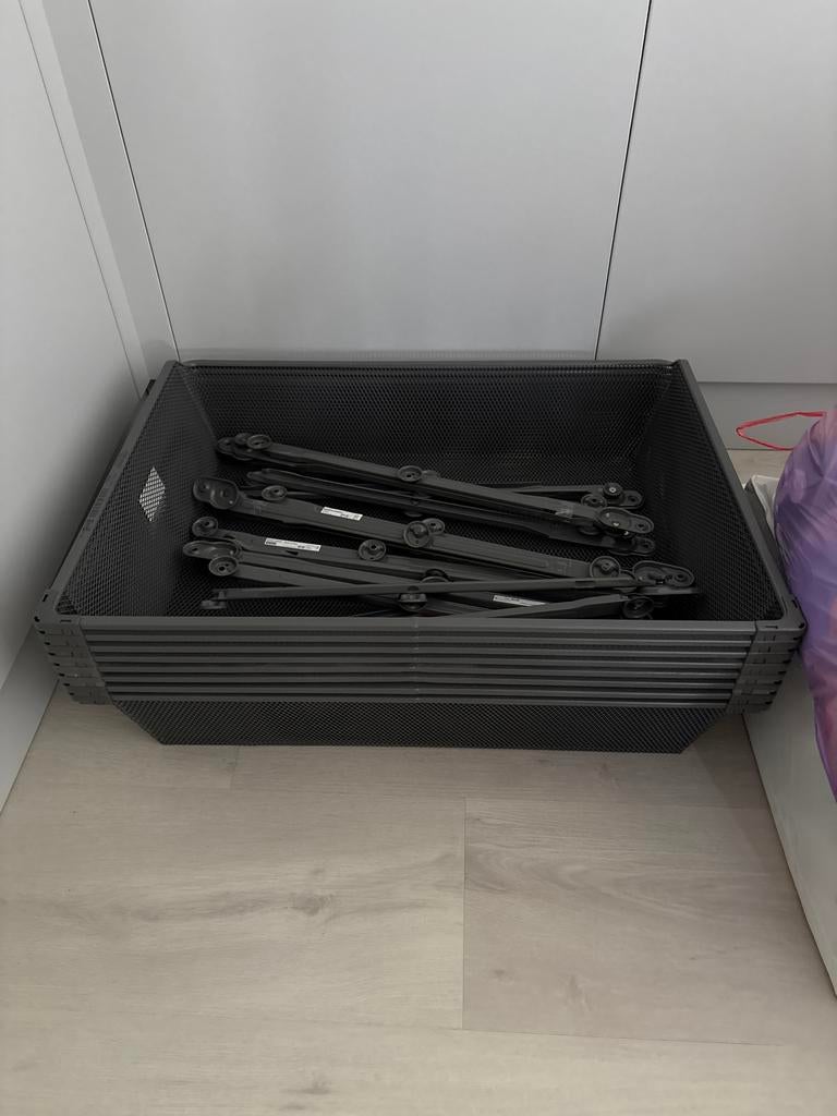 8x IKEA Komplement mand met rails (voorkeur 1 koop), Ophalen, Gebruikt