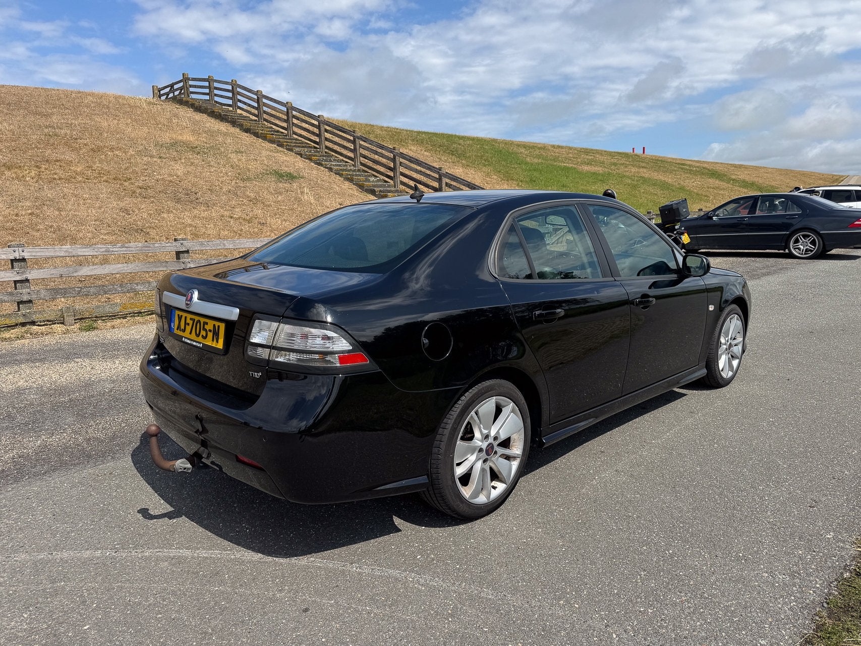 Saab 9-3 Sport Sedan 1.9 TTiD Linear 131 PK H6 | Nette auto, Auto's, Saab, Voorwielaandrijving, Euro 5, Gebruikt, Zwart
