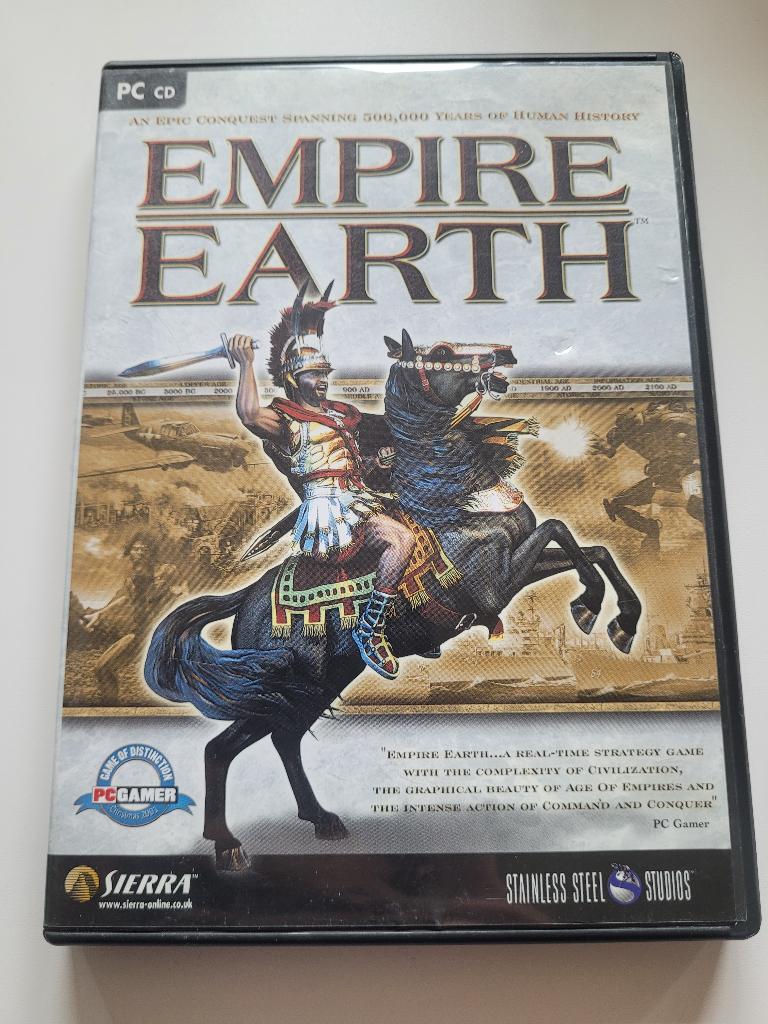 Empire Earth + The Art of Conquest PC CD-ROM, 1 speler, Ophalen of Verzenden, Zo goed als nieuw, Strategie en Constructie