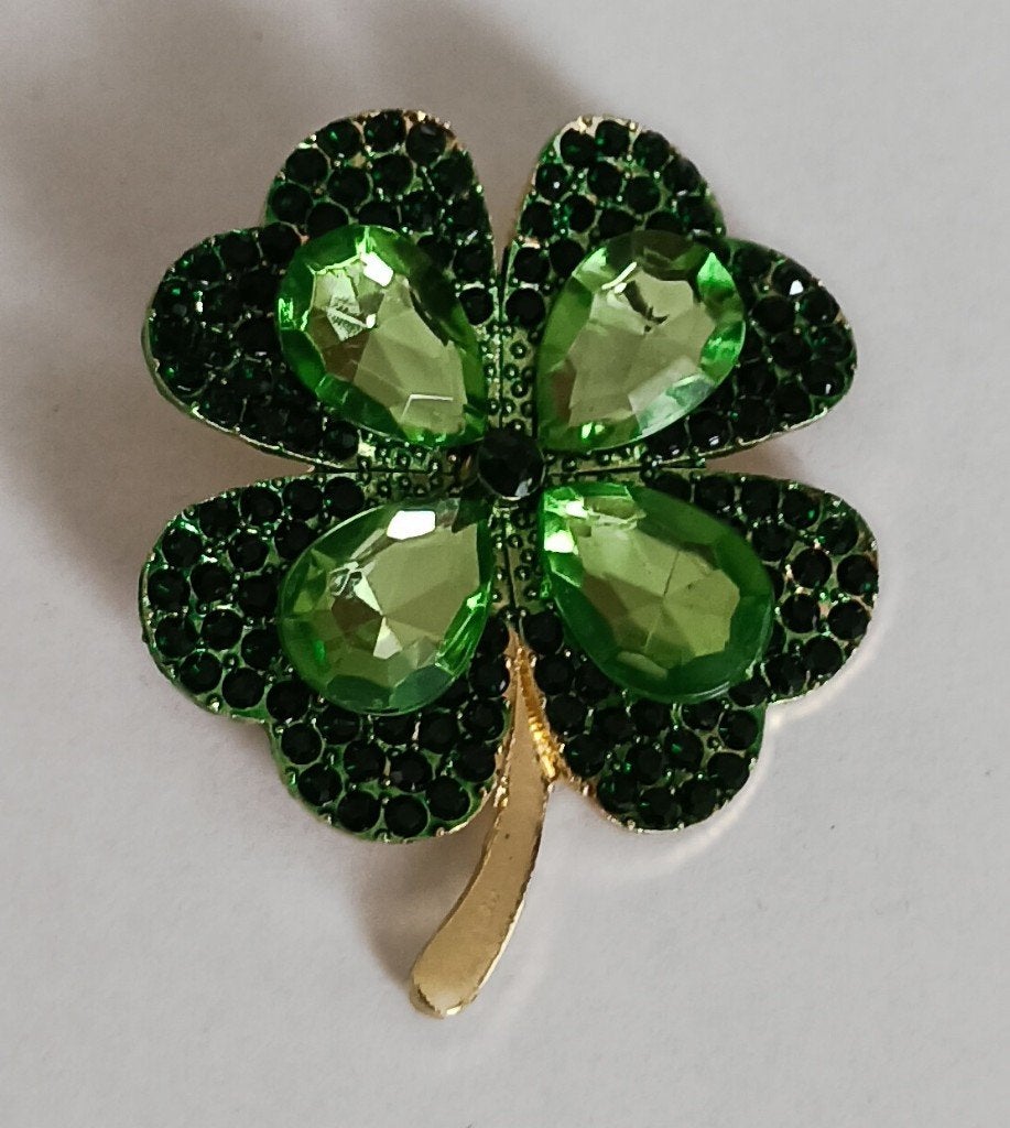Klaverblad 4 broche, Overige materialen, 4 tot 7 cm, Overige kleuren, Nieuw
