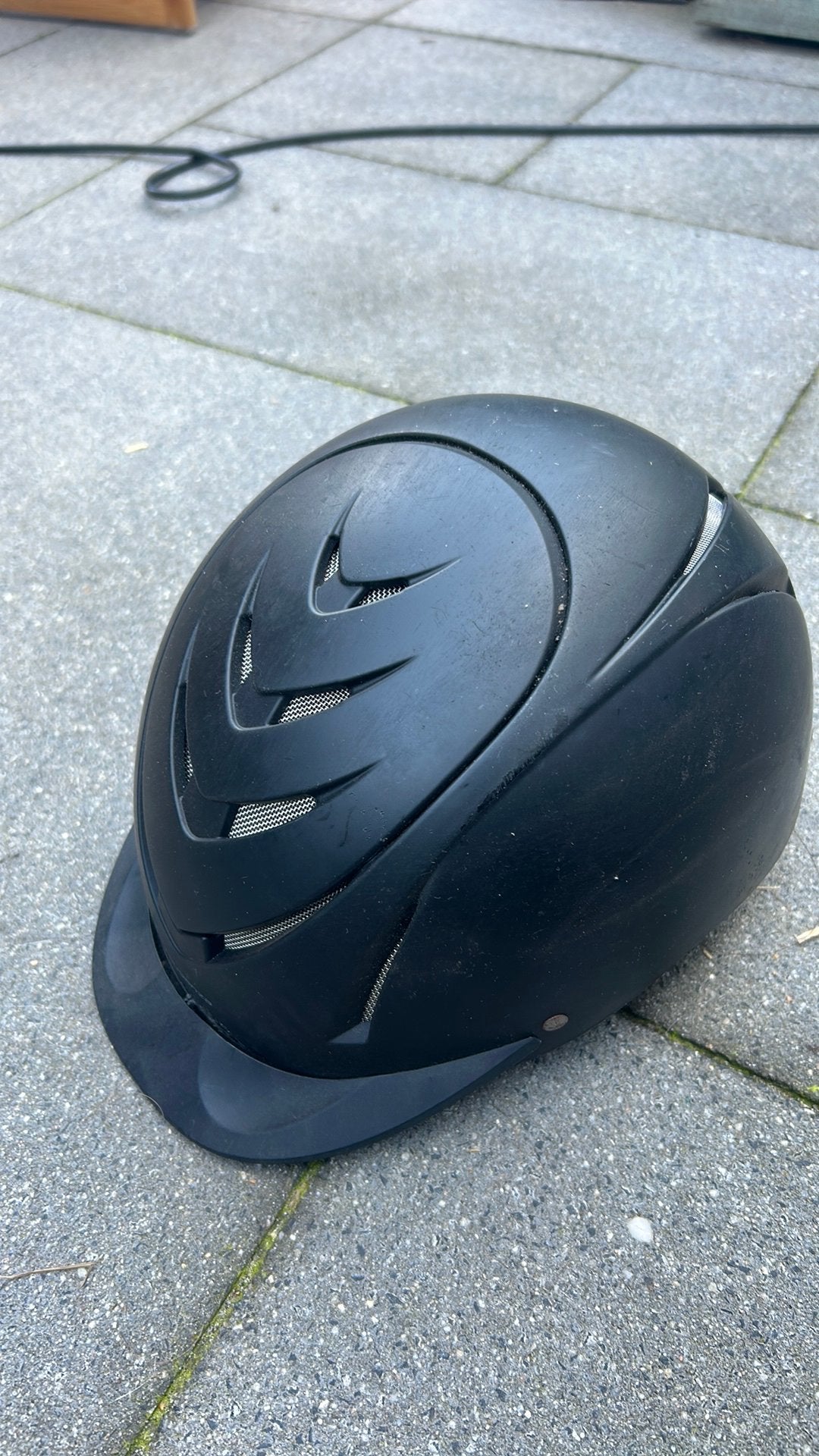 Stevige verstelbare paardrij cap maat S 51-54 cm, Ophalen of Verzenden, Gebruikt