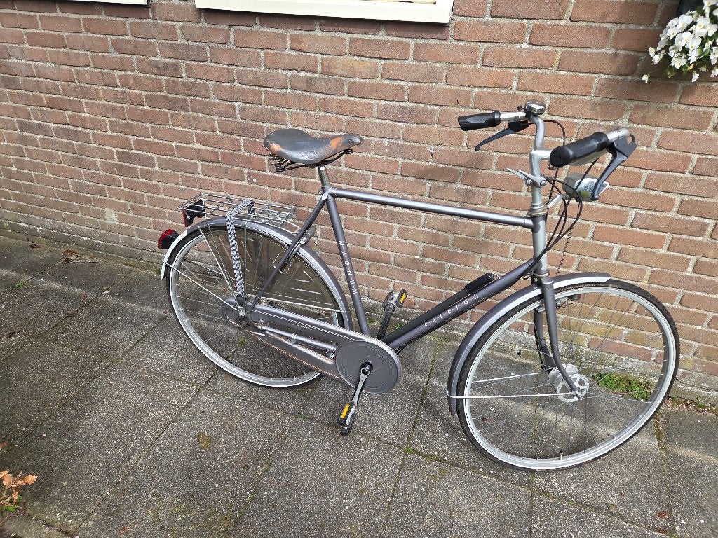 herenfiets, Gebruikt, Versnellingen, 57 tot 61 cm, Trommelrem