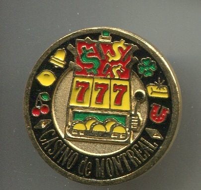 Casino de Montreal gokkast koper PIN ( BLAD3_377), Verzenden, Zo goed als nieuw, Transport, Speldje of Pin