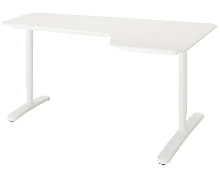 Ikea Bekant hoekbureau, Ophalen, 160 cm, Hoekbureau, Zo goed als nieuw