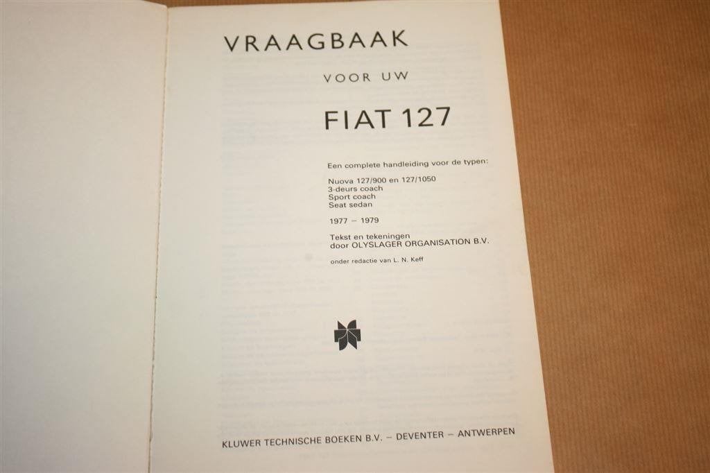 Vraagbaak Fiat 127 Nuova 1977-1979. P. Olyslager., Ophalen of Verzenden