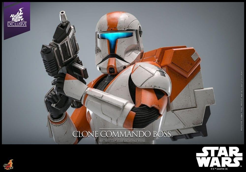 Hot Toys TMS151 Star Wars The Clone Wars Clone Commando Boss, West Campus 1 76863 Herxheim (DE), Heo GmbH, Nieuw, Ophalen of Verzenden