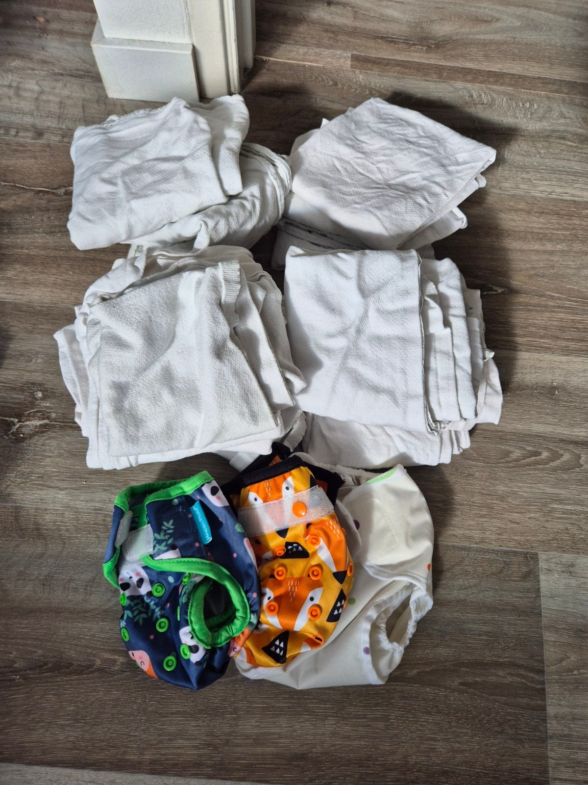 12 oogjesluiers met overbroekjes en snappy, Kinderen en Baby's, Ophalen of Verzenden, Jongetje of Meisje
