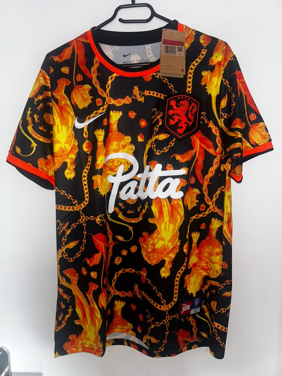 Netherlands Pre Match Shirt Patta - Size L, Verzenden, Zo goed als nieuw, Shirt