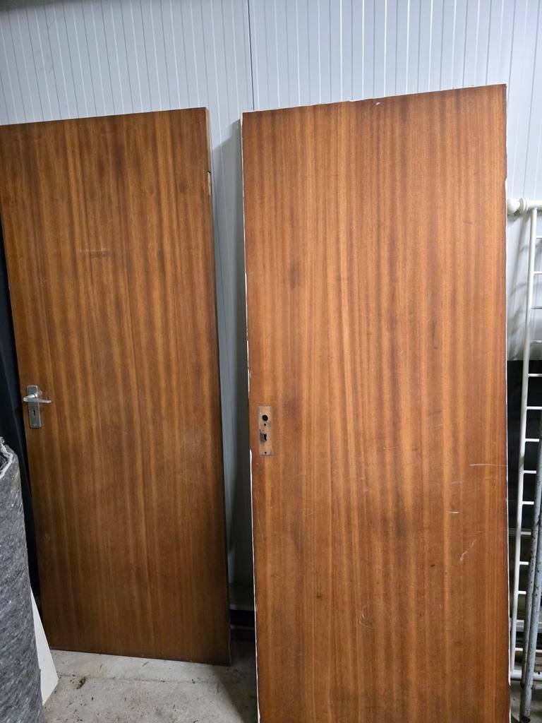 Gratis af te halen 2 binnen deuren, Ophalen, Gebruikt, Minder dan 80 cm, Binnendeur