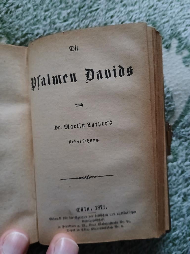 De Psalmen Davids en Het Nieuwe Testament (1871/1872), Ophalen of Verzenden, Diverse auteurs