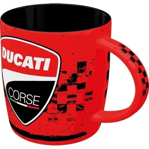 Ducati Corse rood mok koffie beker reclame koffiemok, Ophalen of Verzenden, Nieuw, Auto's
