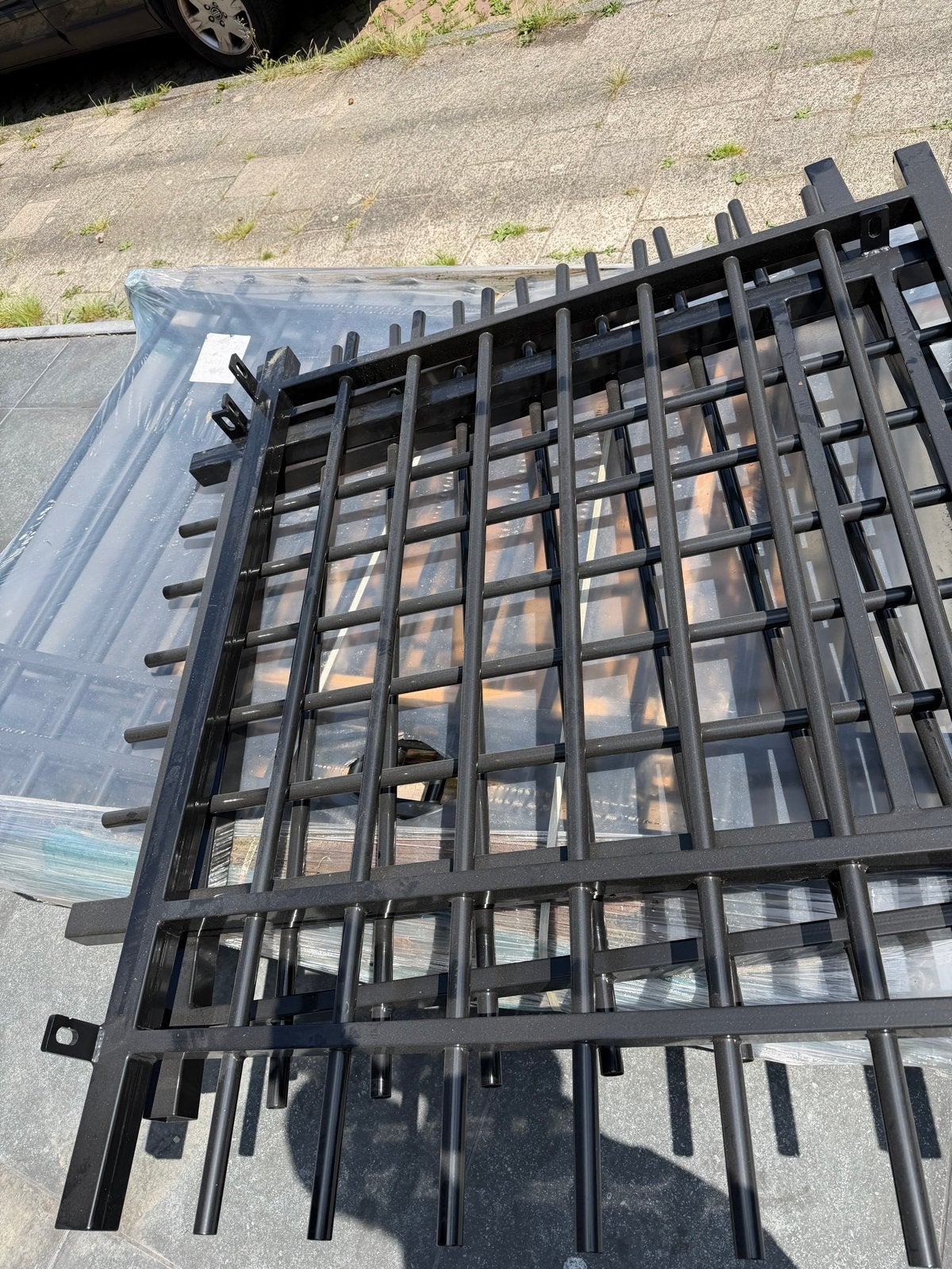 Nieuw Zwart Spijlenhekwerk met Poort - 150cm Hoog, Ophalen, Met poort, Nieuw, Spijlenhekwerk