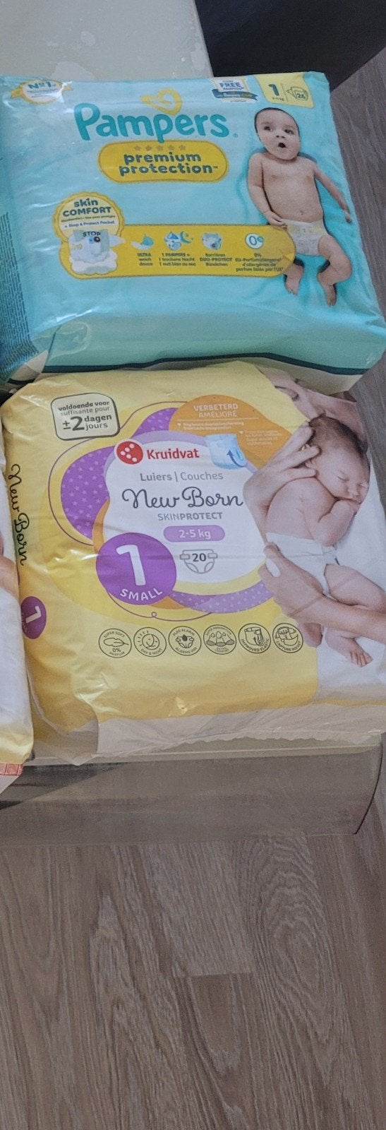 Pampers Premium Protection & Kruidvat New Born Luiers, Ophalen of Verzenden, Nieuw