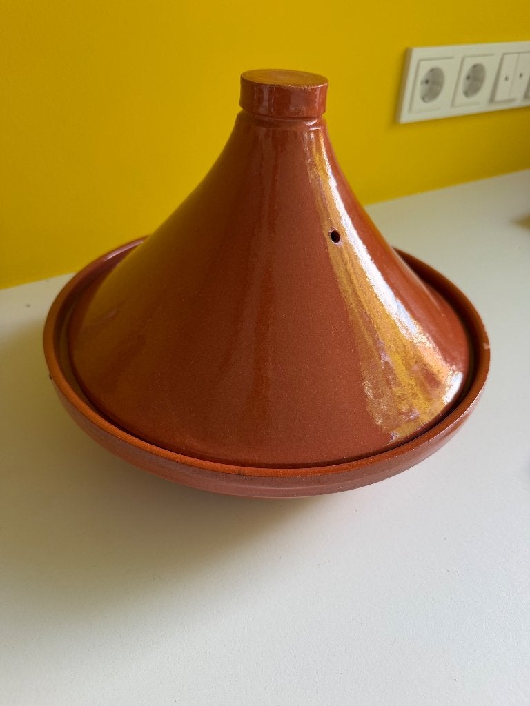Tajine - nauwelijks gebruikt, Ophalen, Tajine, Zo goed als nieuw, Steen/keramiek