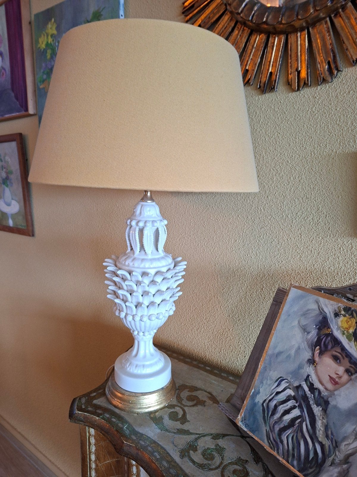 Prachtige Manises lamp, Ophalen of Verzenden