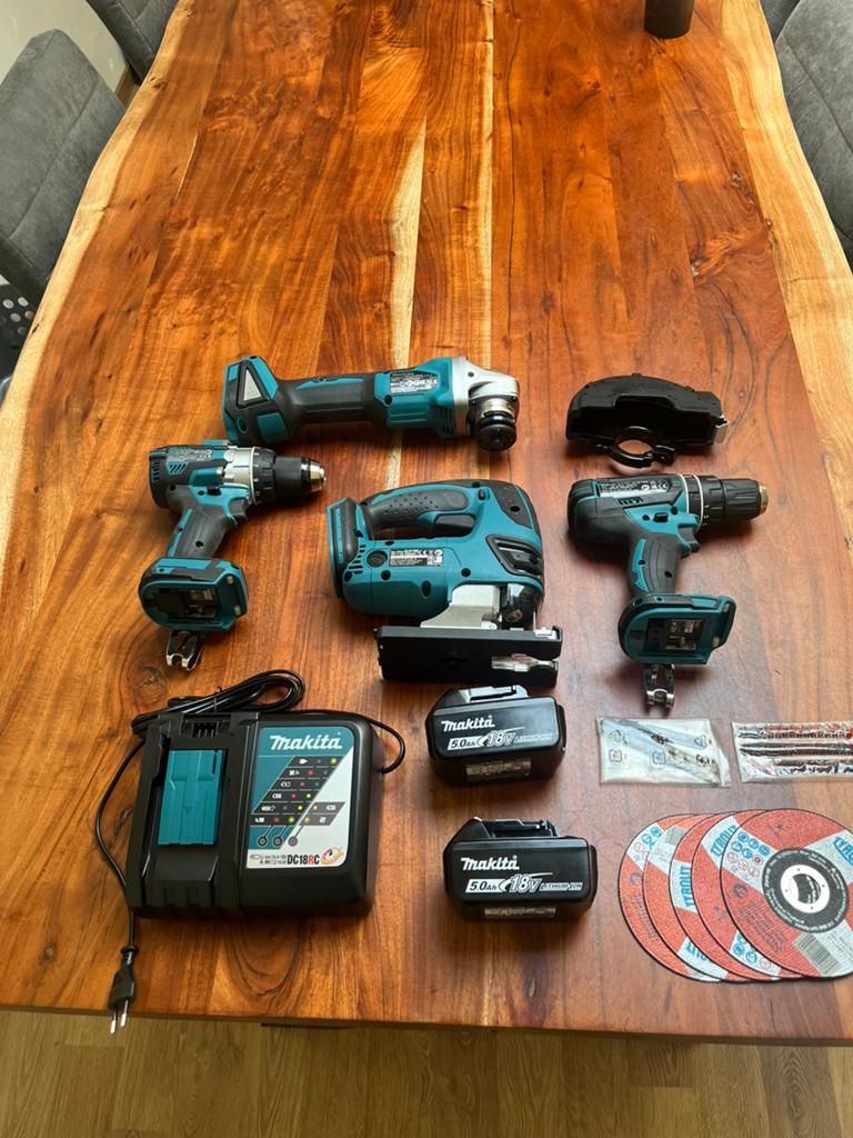 Makita 18v set (nieuw), Ophalen, Zo goed als nieuw, Boor- en Schroefmachine