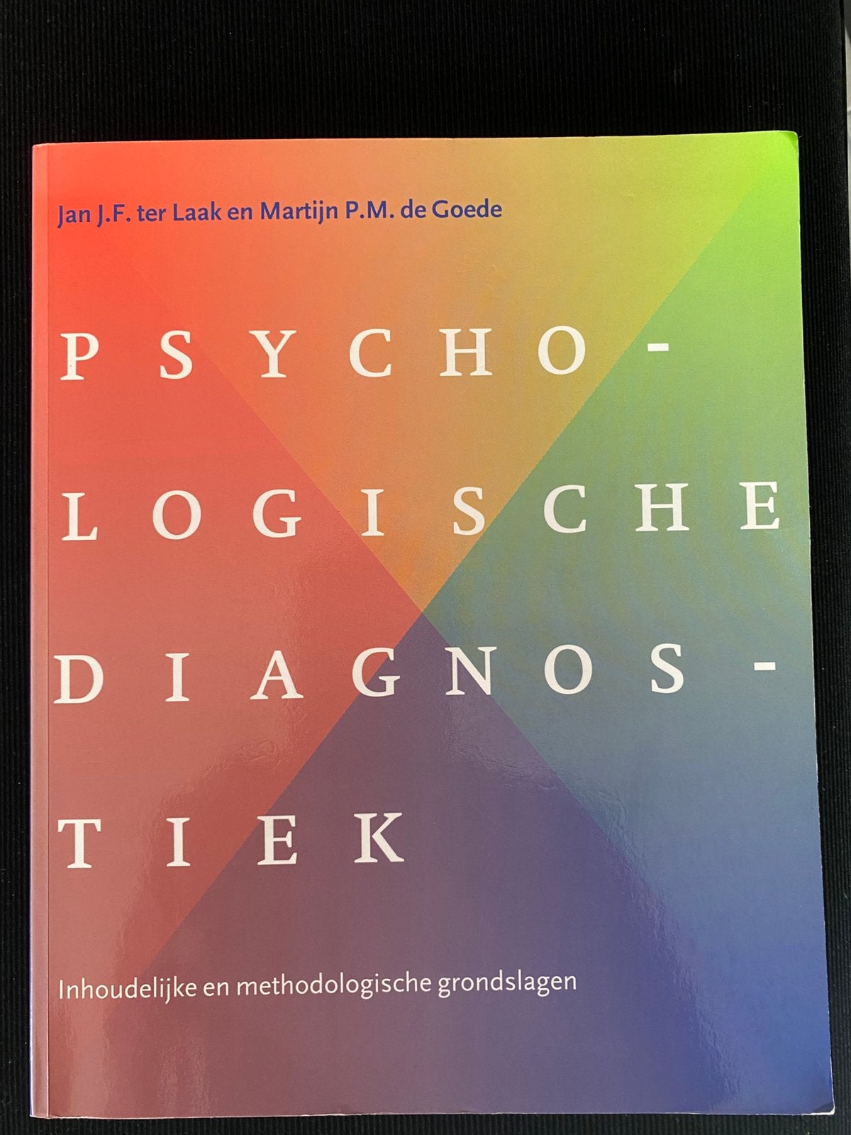 Psychologische Diagnostiek Inhoudelijke en methodologische, Ophalen of Verzenden, Alpha, Zo goed als nieuw, WO
