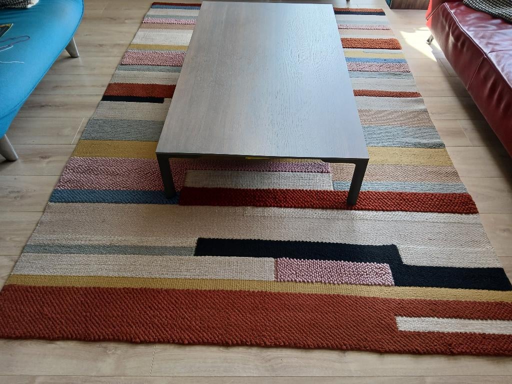 Wollen vloerkleed in goede staat, Ophalen, 200 cm of meer, Zo goed als nieuw, 200 cm of meer
