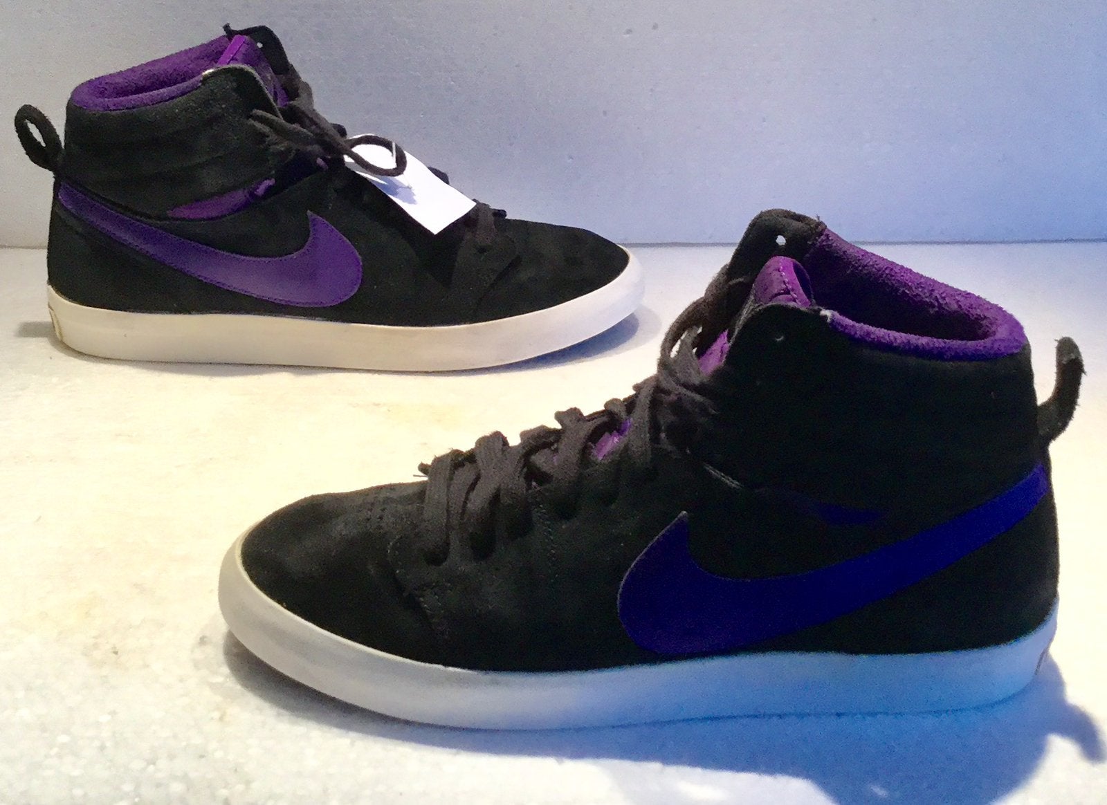 Nike Blazer sneakers sport schoenen gympen zwart paars 40, Ophalen of Verzenden, Schoenen