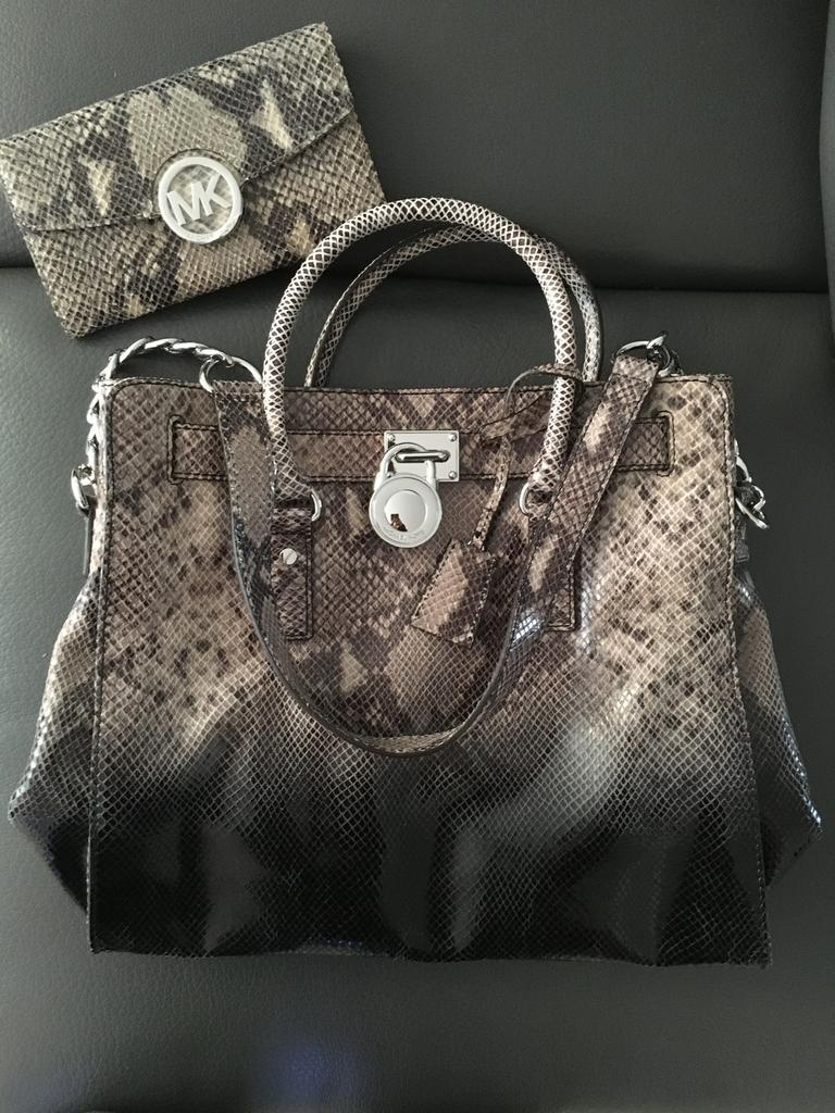 Nieuwe originele Michael Kors tas en portemonnee., Ophalen, Nieuw, Zwart, Handtas