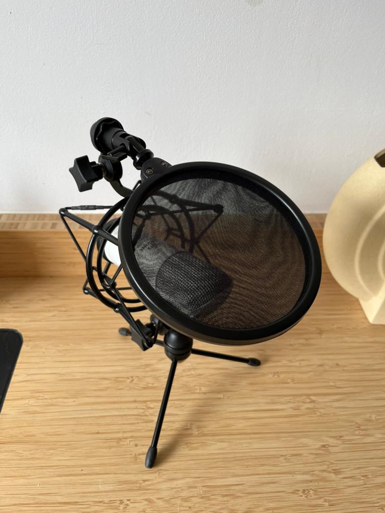 Devine M-Mic USB W microfoon met popfilter, Ophalen, Gebruikt, Studiomicrofoon