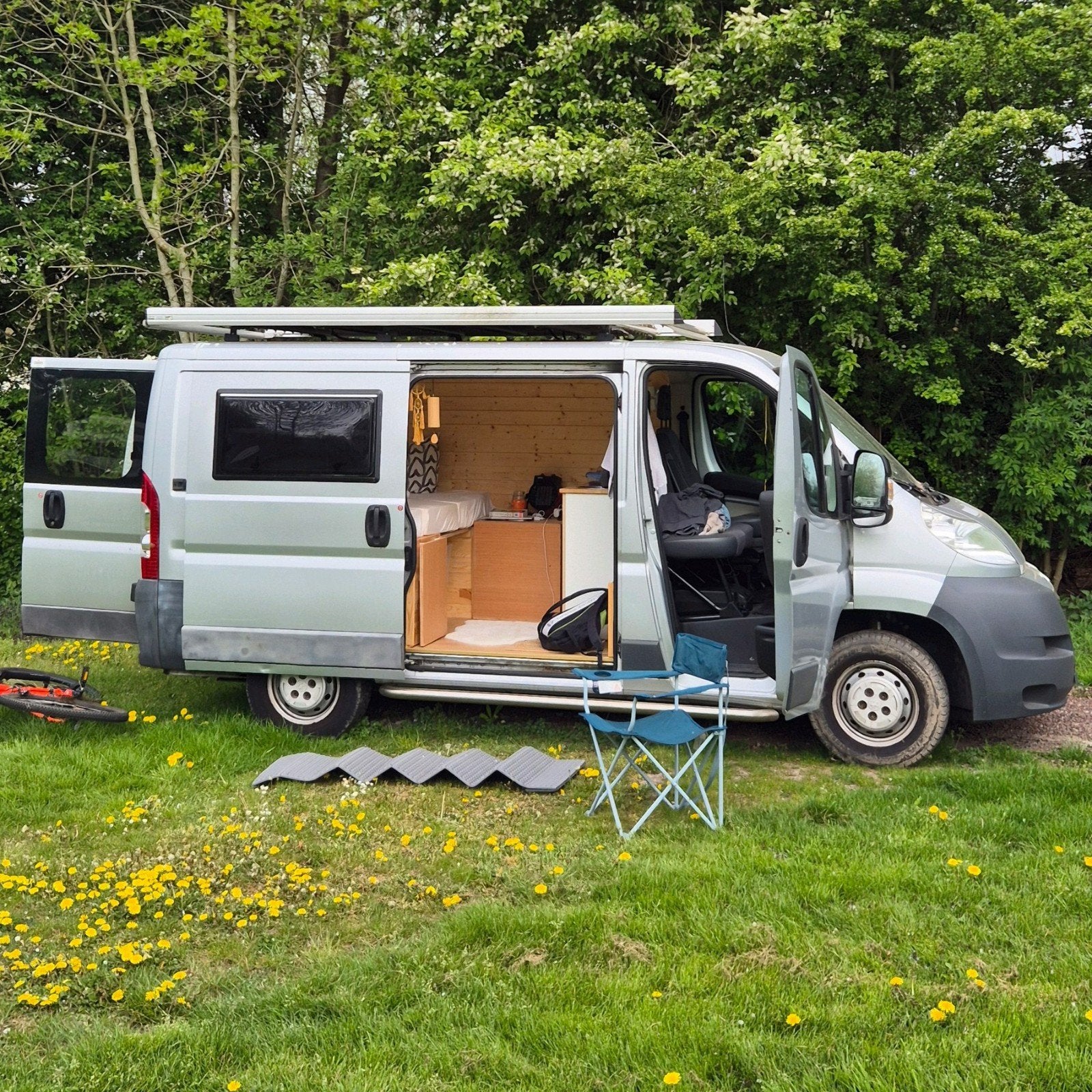 Peugeot Boxer Zelfbouw Camper 2014 - 112.000 km, Caravans en Kamperen, Standaardzit, Tot en met 2, Particulier, Dwarsbed