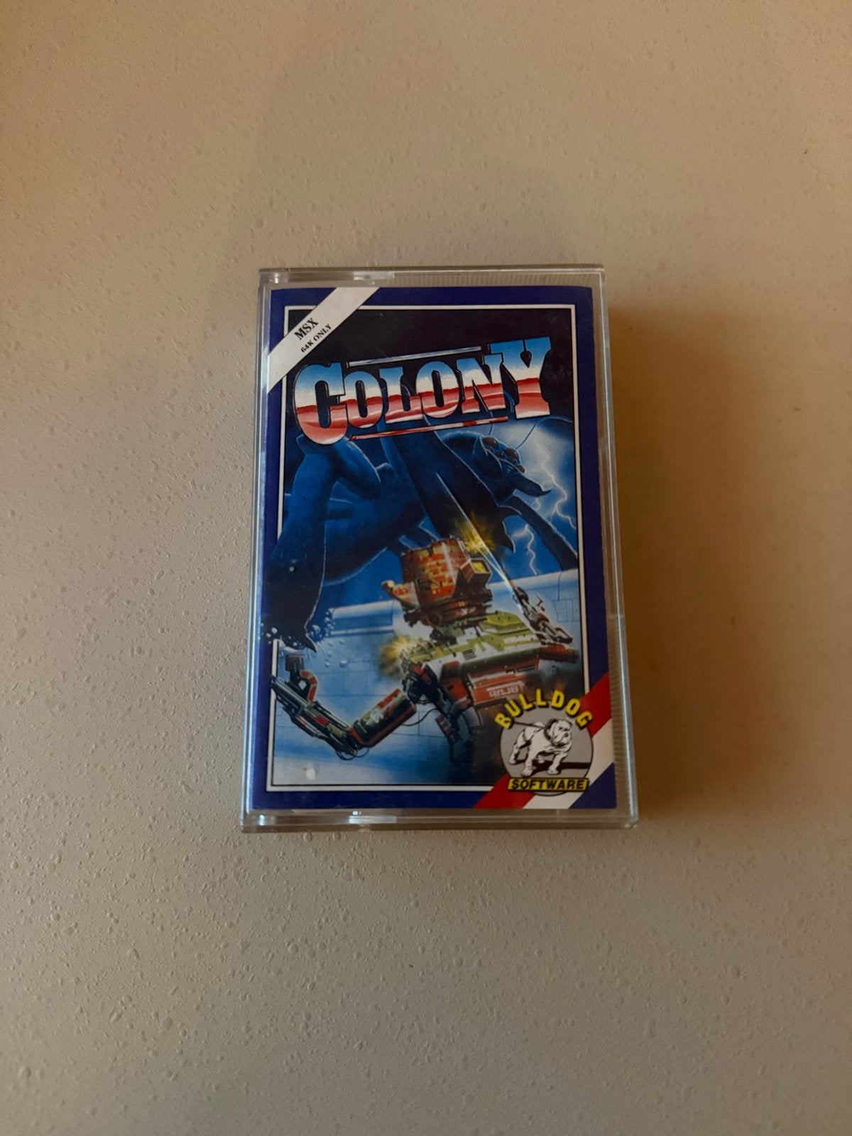 Colony MSX Game - Bulldog Software - Vintage Cassette, Gebruikt, 1 speler, Ophalen of Verzenden, Strategie en Constructie