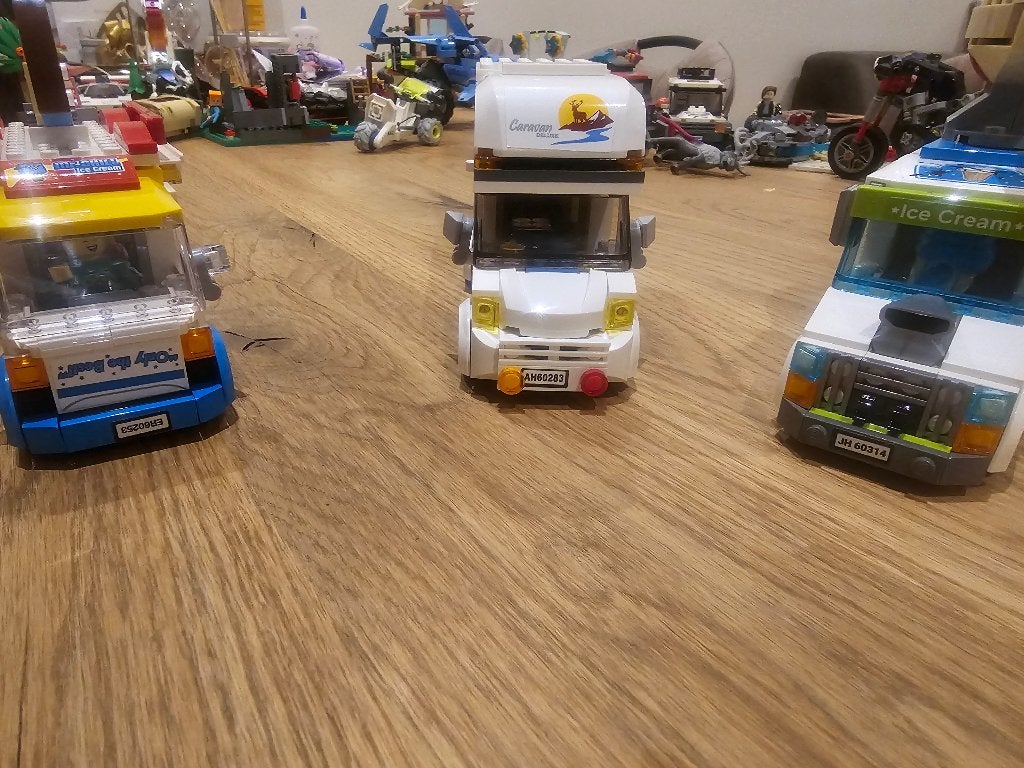 60253 Ice Truck + 60283 Holiday Camper + 60314 IJswagen, City, Verzenden, Lego, Overige typen
