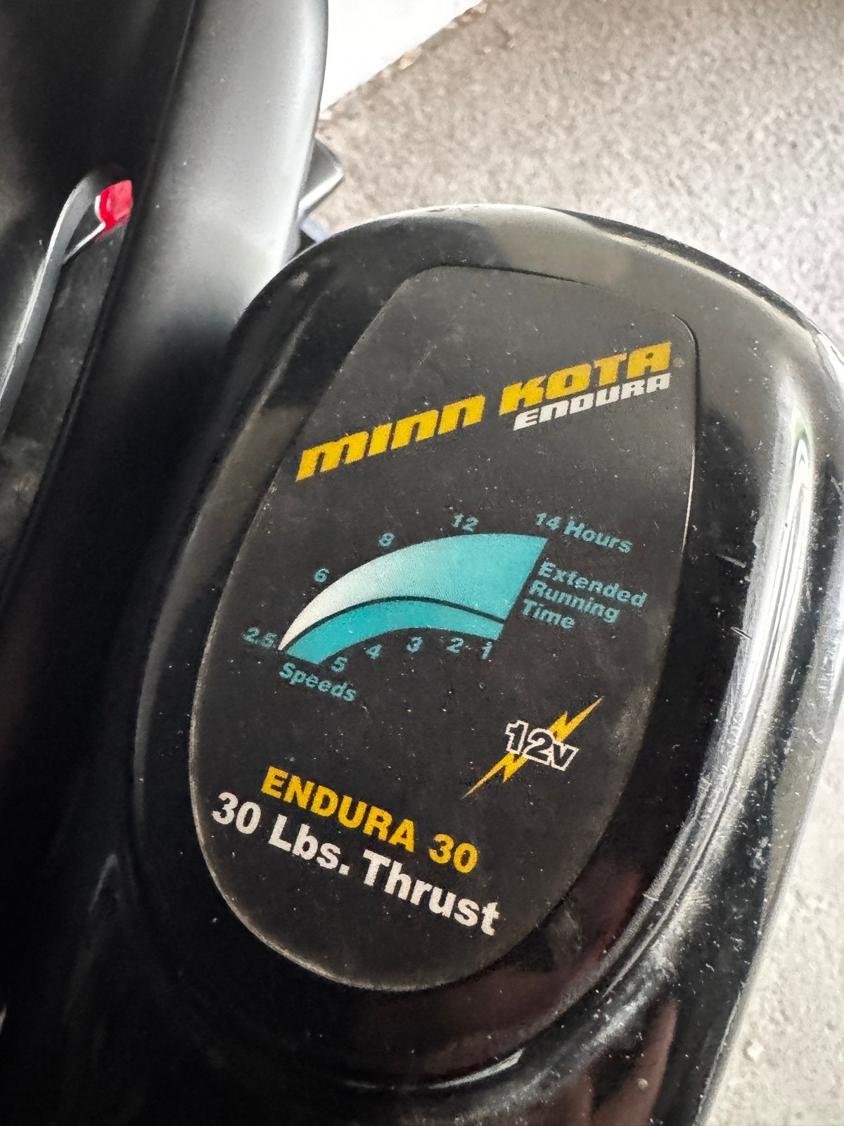 Minn Kota Endura 30 Lbs. Thrust buitenboordmotor (zonder acc, Ophalen of Verzenden, Gebruikt, Motor en Techniek