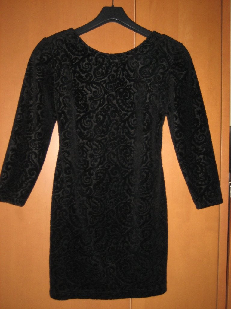 Vintage! Zwarte cocktail-jurk BLACKY DRESS 36-38 snazzeys, Blacky Dress, Verzenden, Zwart, Zo goed als nieuw