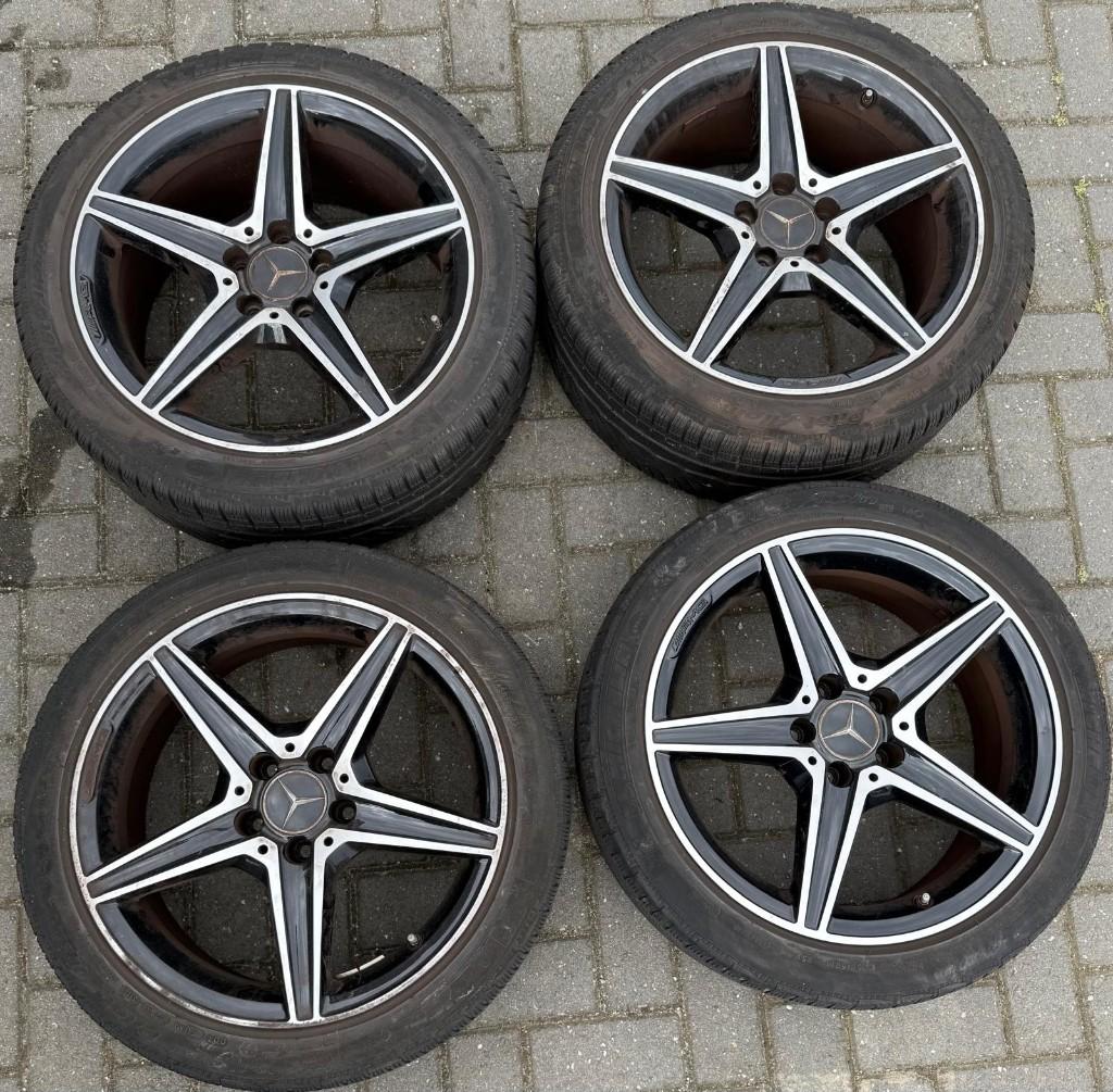Mercedes AMG 18"wielen, Auto-onderdelen, Banden en Velgen, Ophalen, 18 inch, Banden en Velgen, Winterbanden