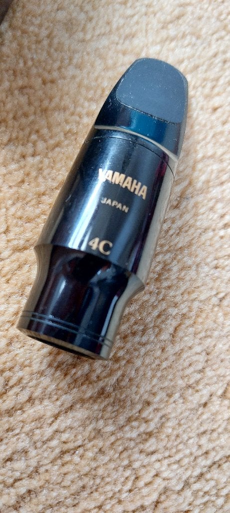 Yamaha altsaxofoon mondstuk 4 C, Ophalen of Verzenden, Zo goed als nieuw, Houtblazer