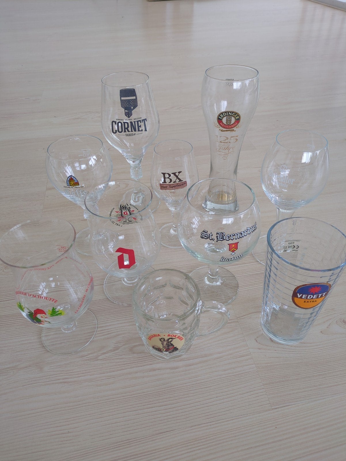 Bierglazen, Ophalen, Glas, Overige stijlen, Glas of Glazen