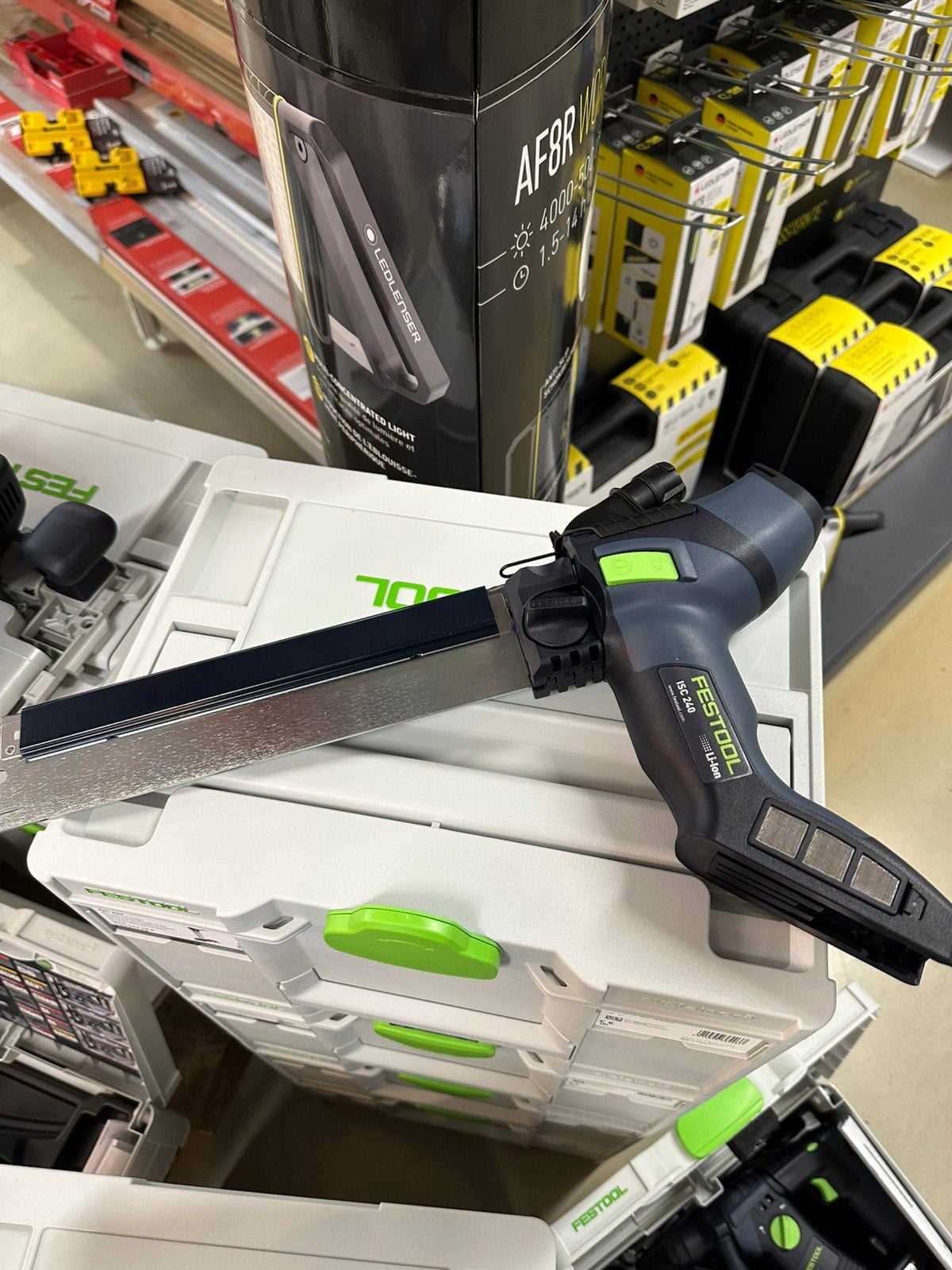 Festool Isolatiezaag ISC 240 EB-Basic + Gratis accu!, 70 mm of meer, Nieuw, Ophalen of Verzenden, Wernstrase 20