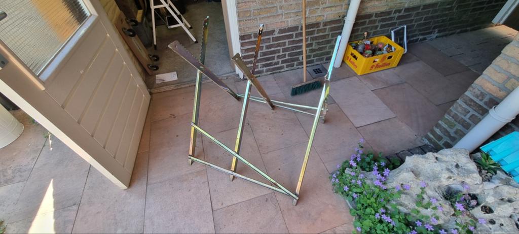 Houtzaagbok / Zaagbok voor hout, Ophalen