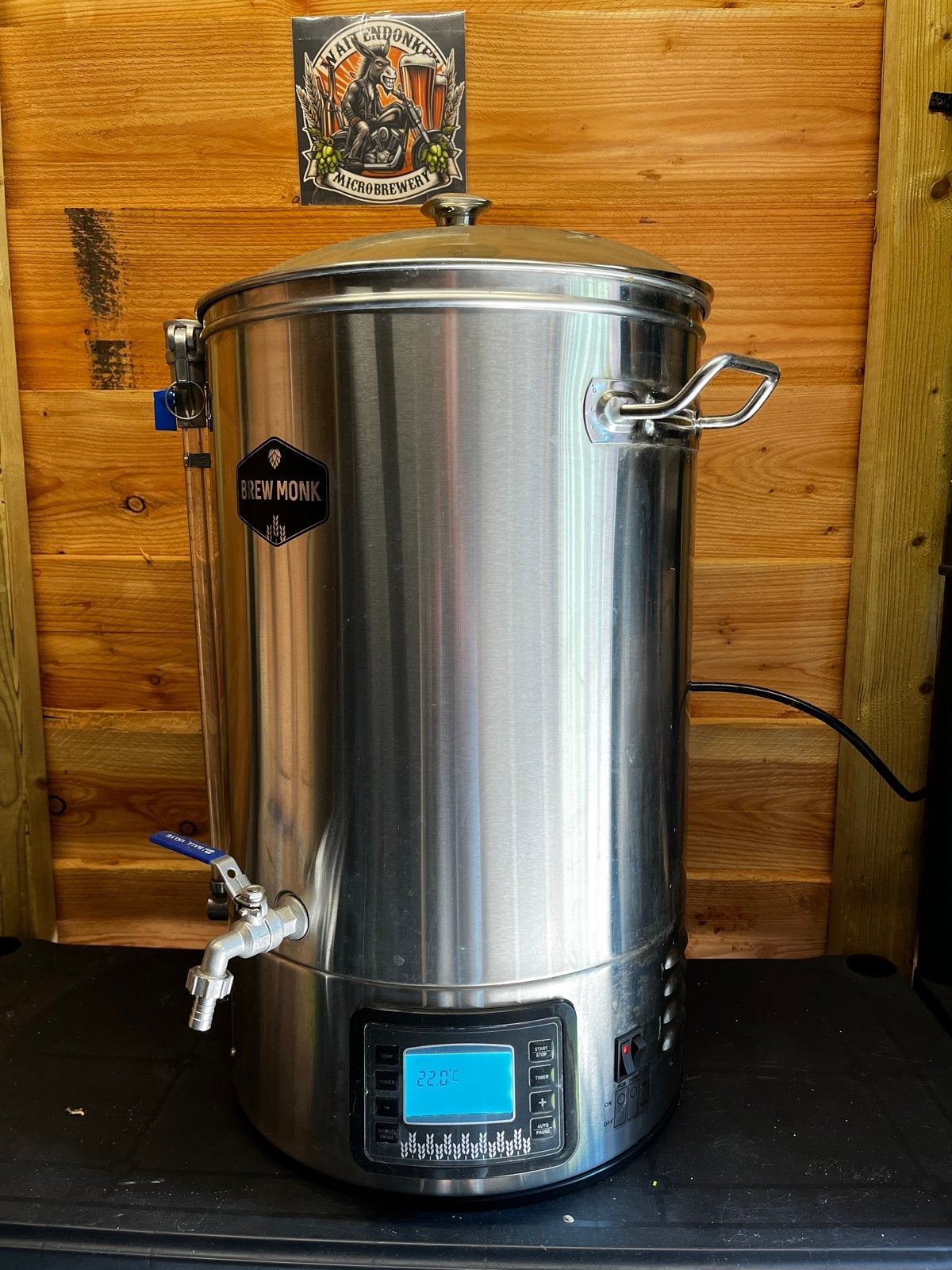 Brew Monk brouwketel met koeler en accessoires, Ophalen, Zo goed als nieuw