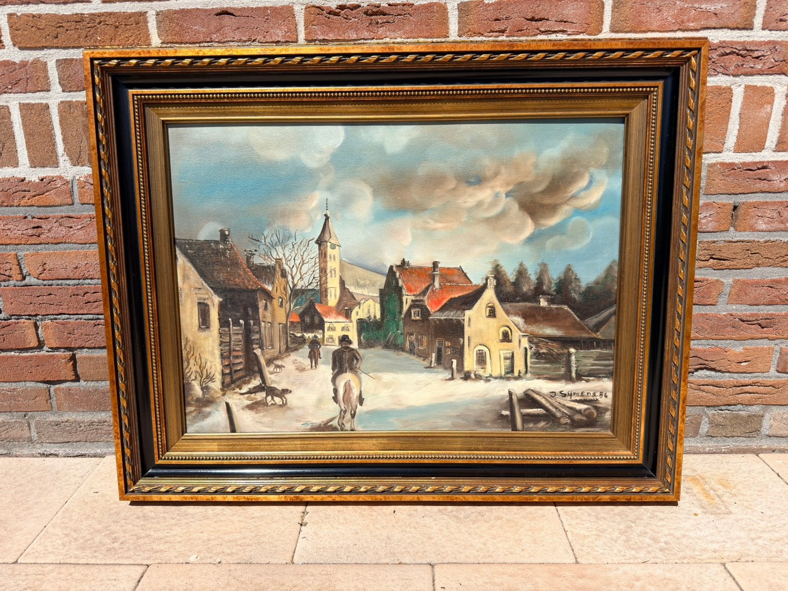 Prachtig oud schilderij, Ophalen of Verzenden, Landschap