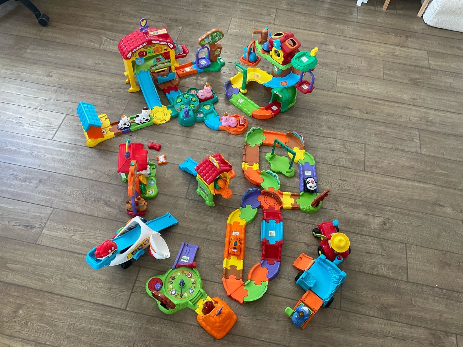 Grote VTech Toet Toet Auto's en Zoef Zoef Dieren set, Kinderen en Baby's, Speelgoed | Vtech, Ophalen of Verzenden, Gebruikt, 6 maanden tot 2 jaar